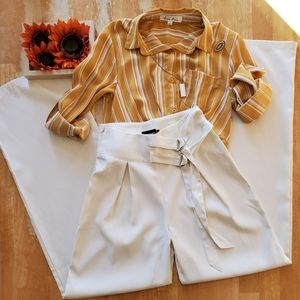 High-waisted Wideleg Tall Trousers